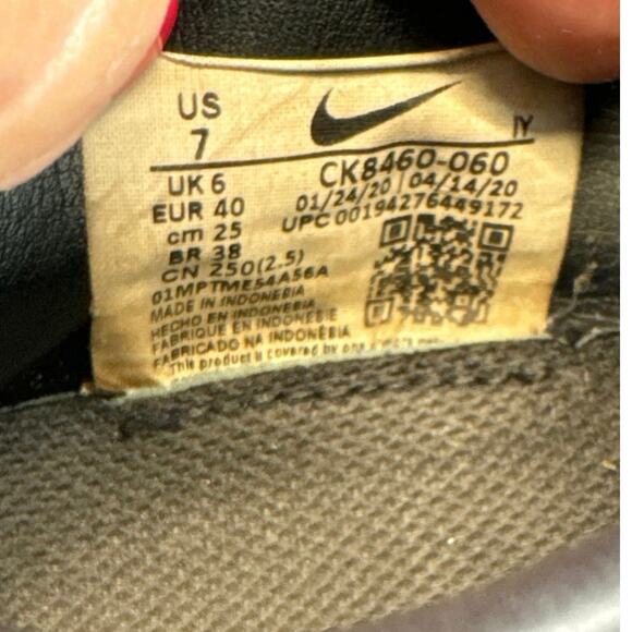 Nike Phantom GT Academy Black Soccer Cleats men sz 7 - Picture 6 of 9